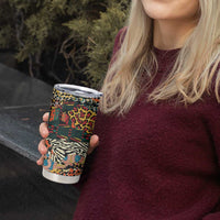 African Mixed Wild Animal Skins Tumbler Cup - Wonder Print Shop