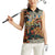 African Mixed Wild Animal Skins Women Sleeveless Polo Shirt - Wonder Print Shop