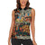 African Mixed Wild Animal Skins Women Sleeveless Polo Shirt - Wonder Print Shop
