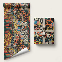 African Mixed Wild Animal Skins Wrapping Paper - Wonder Print Shop