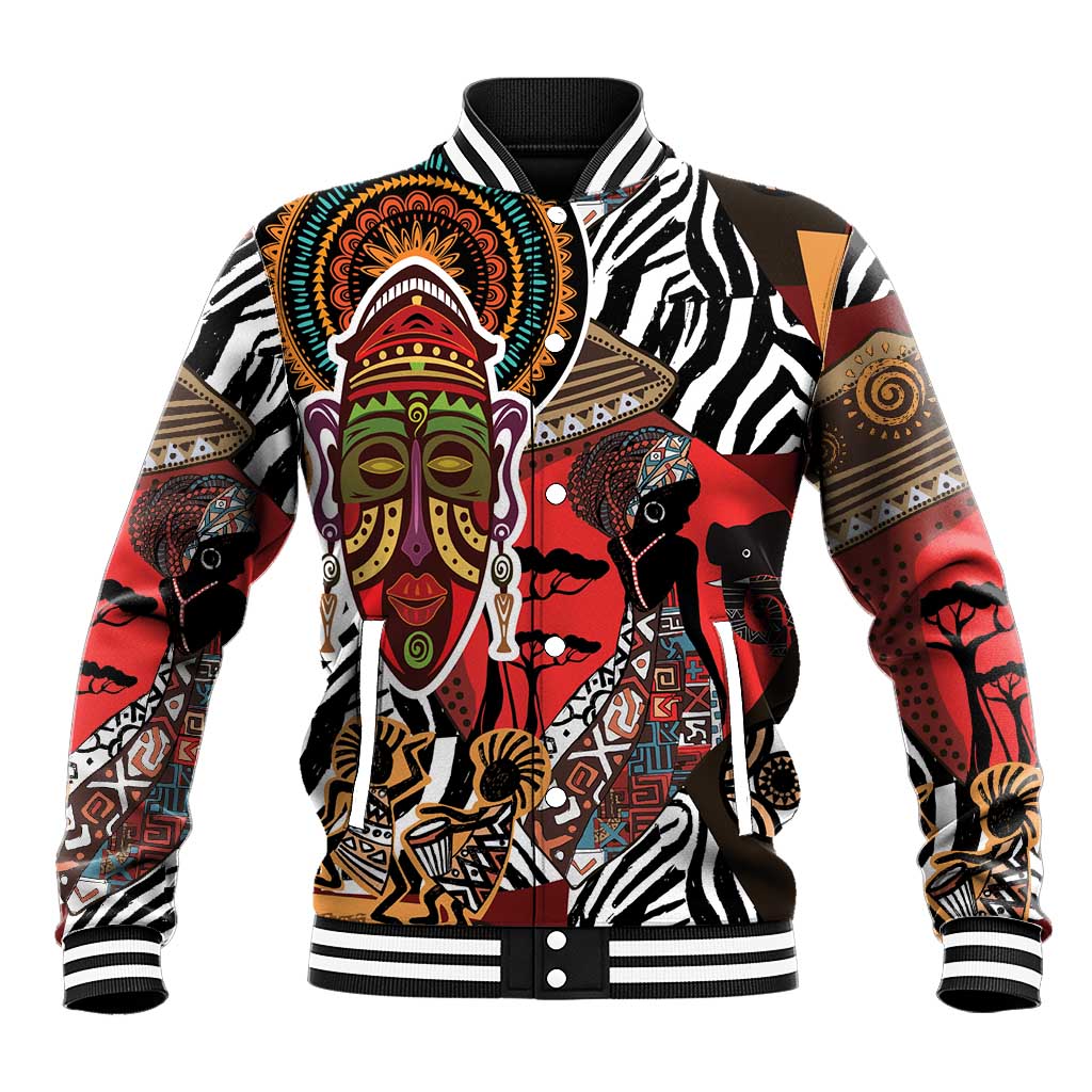 Beautiful African Women Ethnic Motifs Baseball Jacket LT9 - Wonder Print Shop