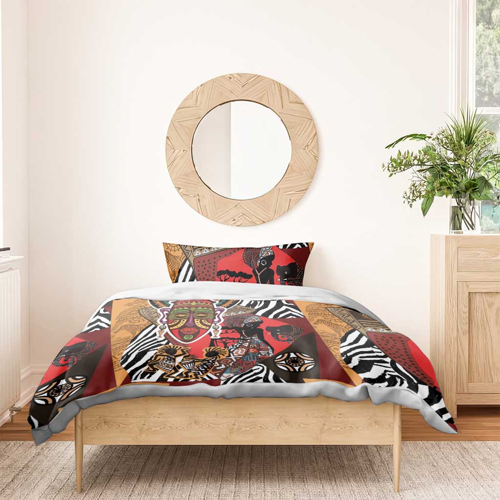 Beautiful African Women Ethnic Motifs Bedding Set LT9 - Wonder Print Shop