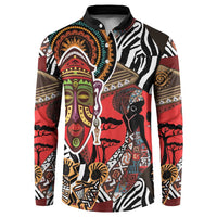 Beautiful African Women Ethnic Motifs Button Sweatshirt LT9 - Wonder Print Shop
