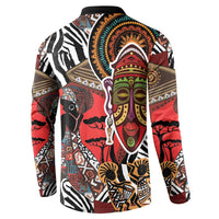 Beautiful African Women Ethnic Motifs Button Sweatshirt LT9 - Wonder Print Shop