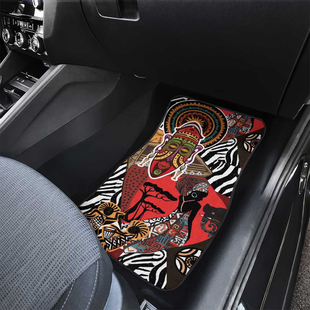 Beautiful African Women Ethnic Motifs Car Mats LT9 - Wonder Print Shop