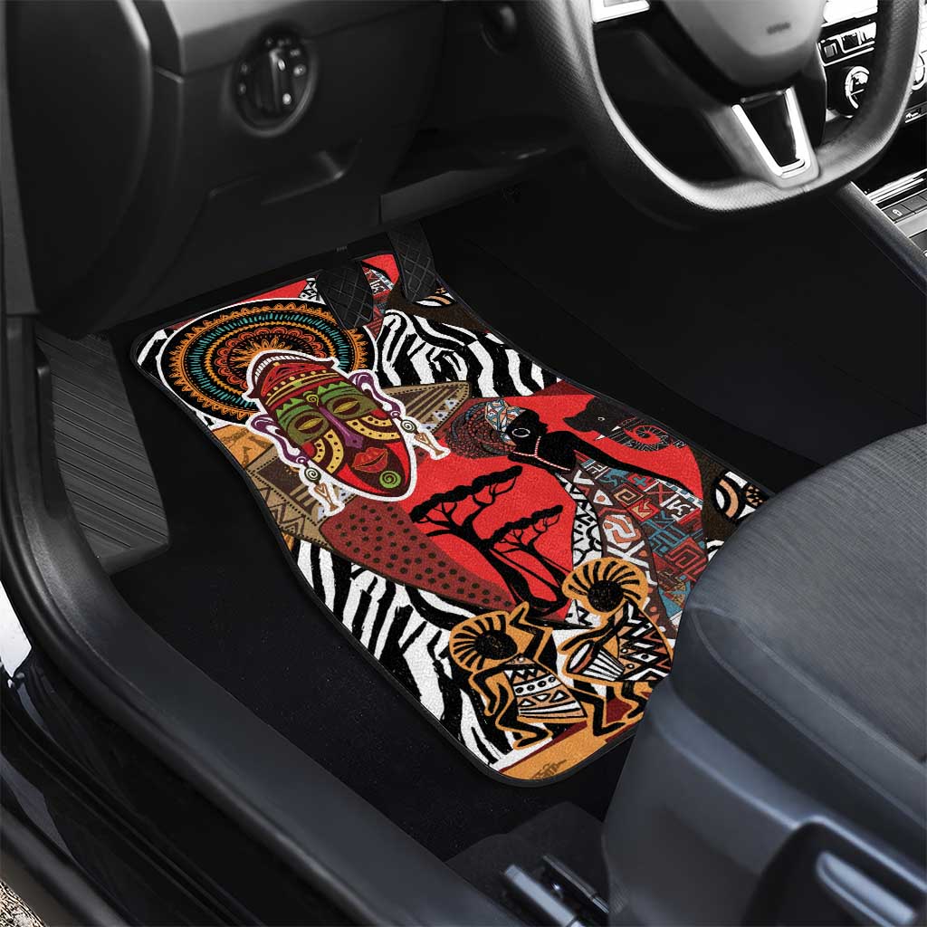 Beautiful African Women Ethnic Motifs Car Mats LT9 - Wonder Print Shop