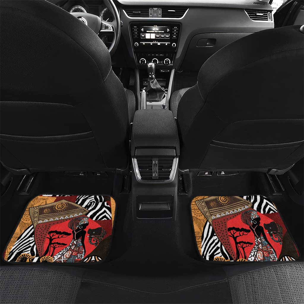 Beautiful African Women Ethnic Motifs Car Mats LT9 - Wonder Print Shop