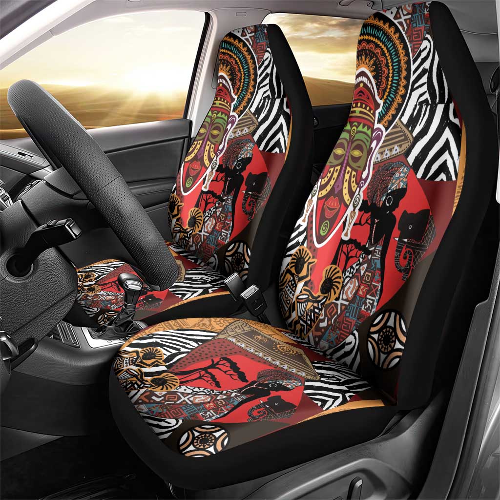 Beautiful African Women Ethnic Motifs Car Seat Cover LT9 - Wonder Print Shop