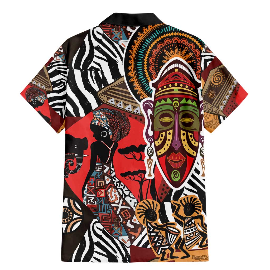 Beautiful African Women Ethnic Motifs Family Matching Mermaid Dress and Hawaiian Shirt LT9 - Wonder Print Shop