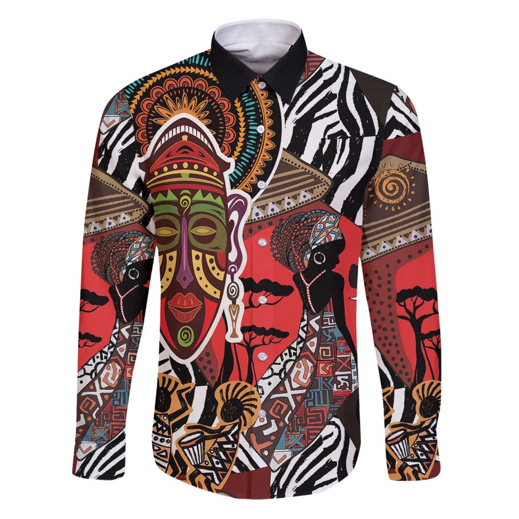 Beautiful African Women Ethnic Motifs Family Matching Puletasi and Hawaiian Shirt - Wonder Print Shop