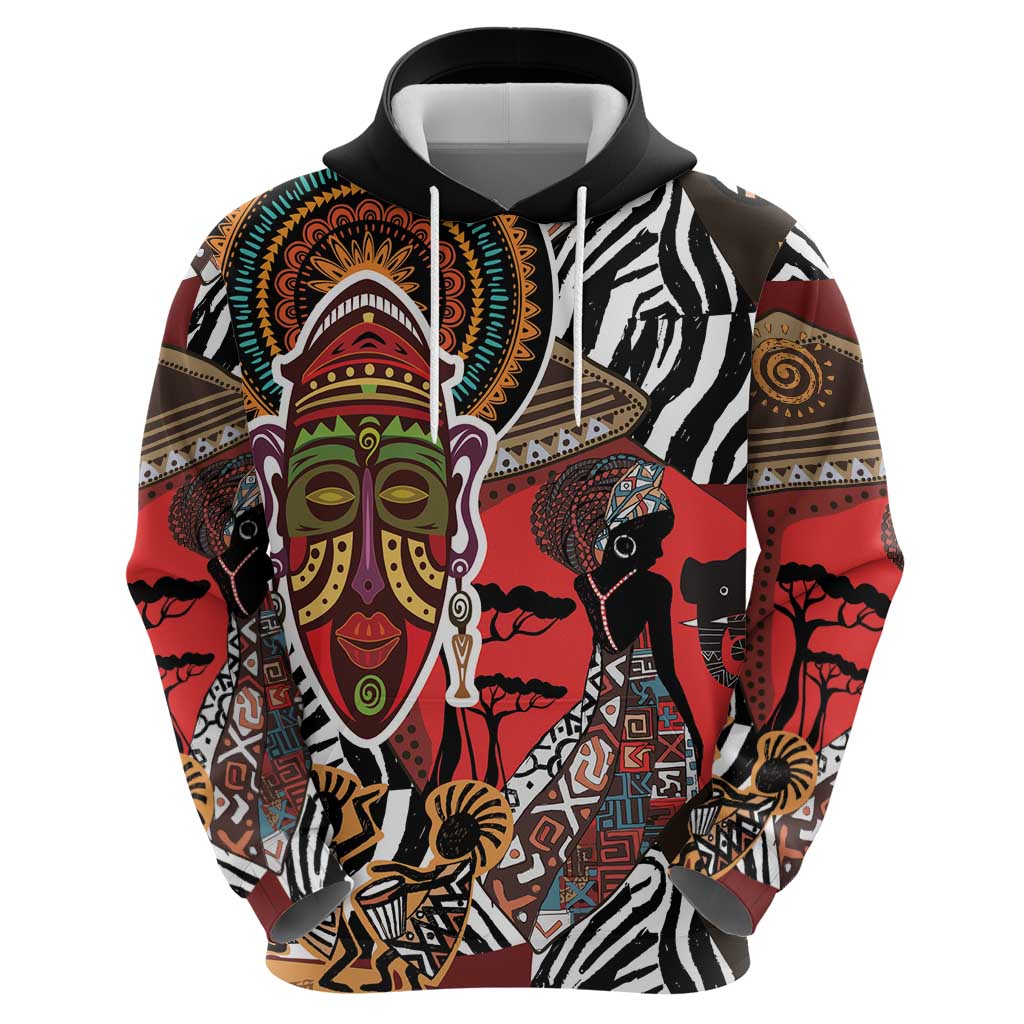 Beautiful African Women Ethnic Motifs Hoodie - Wonder Print Shop