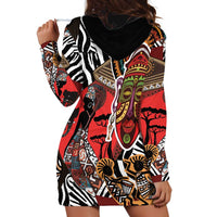Beautiful African Women Ethnic Motifs Hoodie Dress - Wonder Print Shop