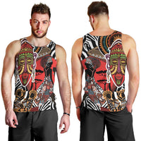 Beautiful African Women Ethnic Motifs Men Tank Top - Wonder Print Shop