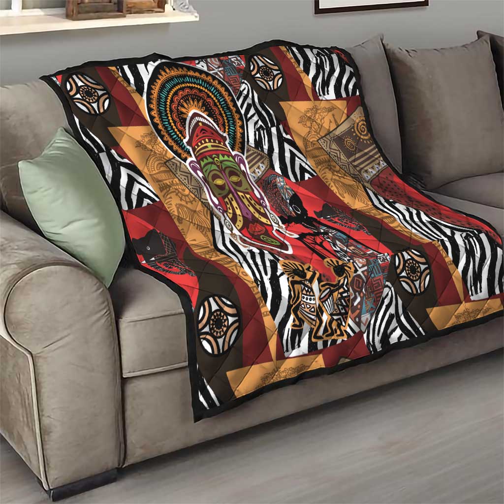 Beautiful African Women Ethnic Motifs Quilt - Wonder Print Shop