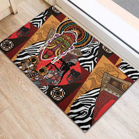 Beautiful African Women Ethnic Motifs Rubber Doormat - Wonder Print Shop