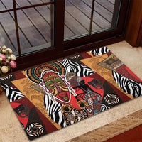 Beautiful African Women Ethnic Motifs Rubber Doormat - Wonder Print Shop