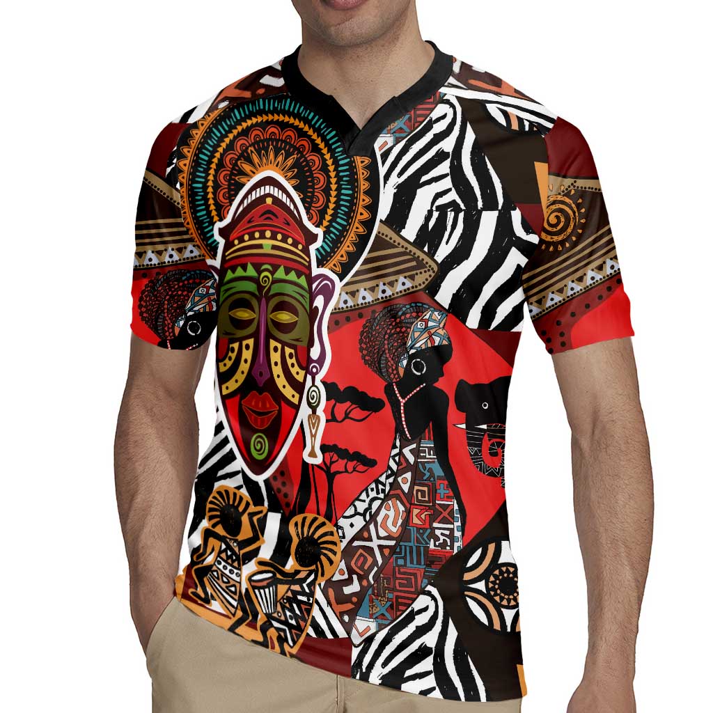 Beautiful African Women Ethnic Motifs Rugby Jersey - Wonder Print Shop