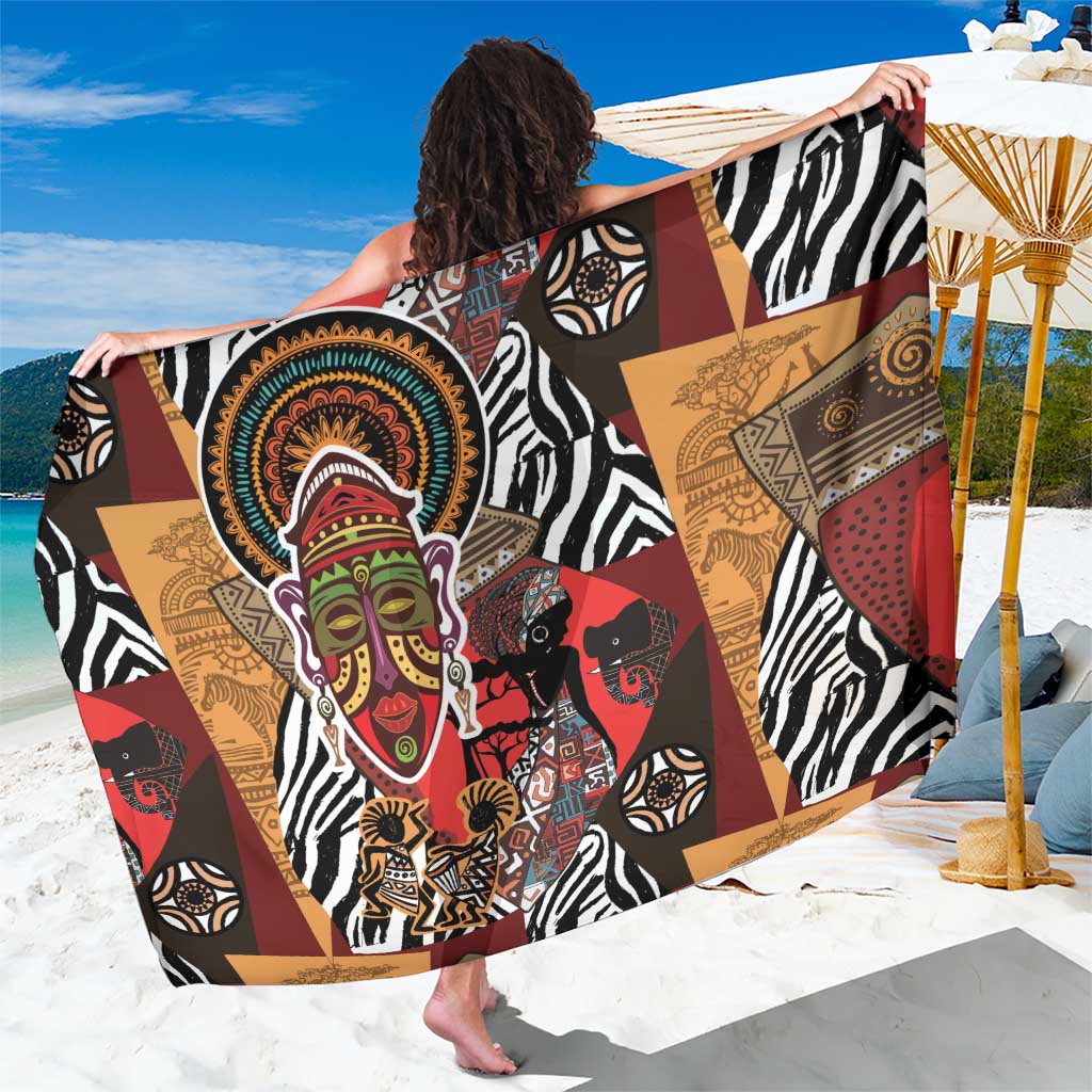 Beautiful African Women Ethnic Motifs Sarong - Wonder Print Shop