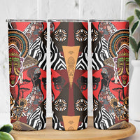 Beautiful African Women Ethnic Motifs Skinny Tumbler - Wonder Print Shop