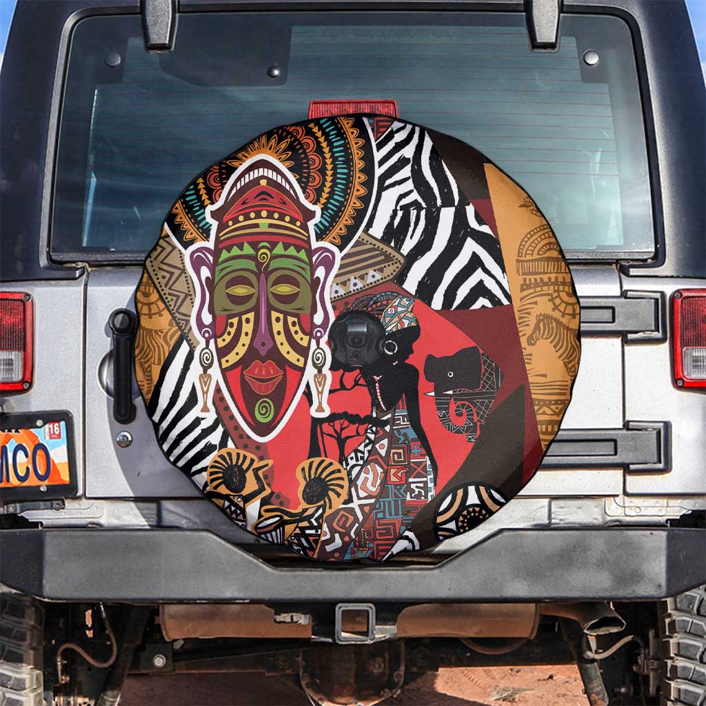 Beautiful African Women Ethnic Motifs Spare Tire Cover - Wonder Print Shop