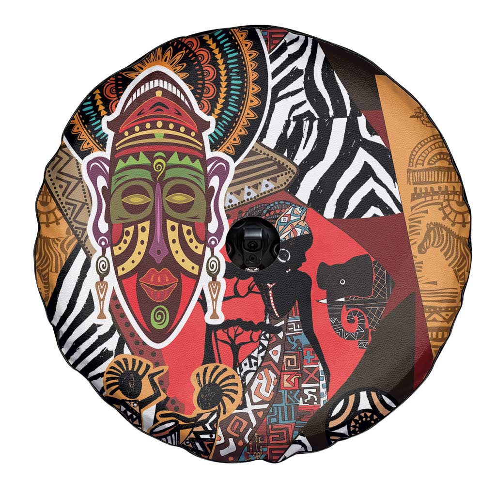 Beautiful African Women Ethnic Motifs Spare Tire Cover - Wonder Print Shop