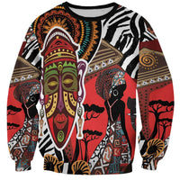 Beautiful African Women Ethnic Motifs Sweatshirt - Wonder Print Shop