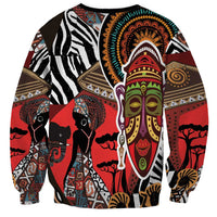 Beautiful African Women Ethnic Motifs Sweatshirt - Wonder Print Shop