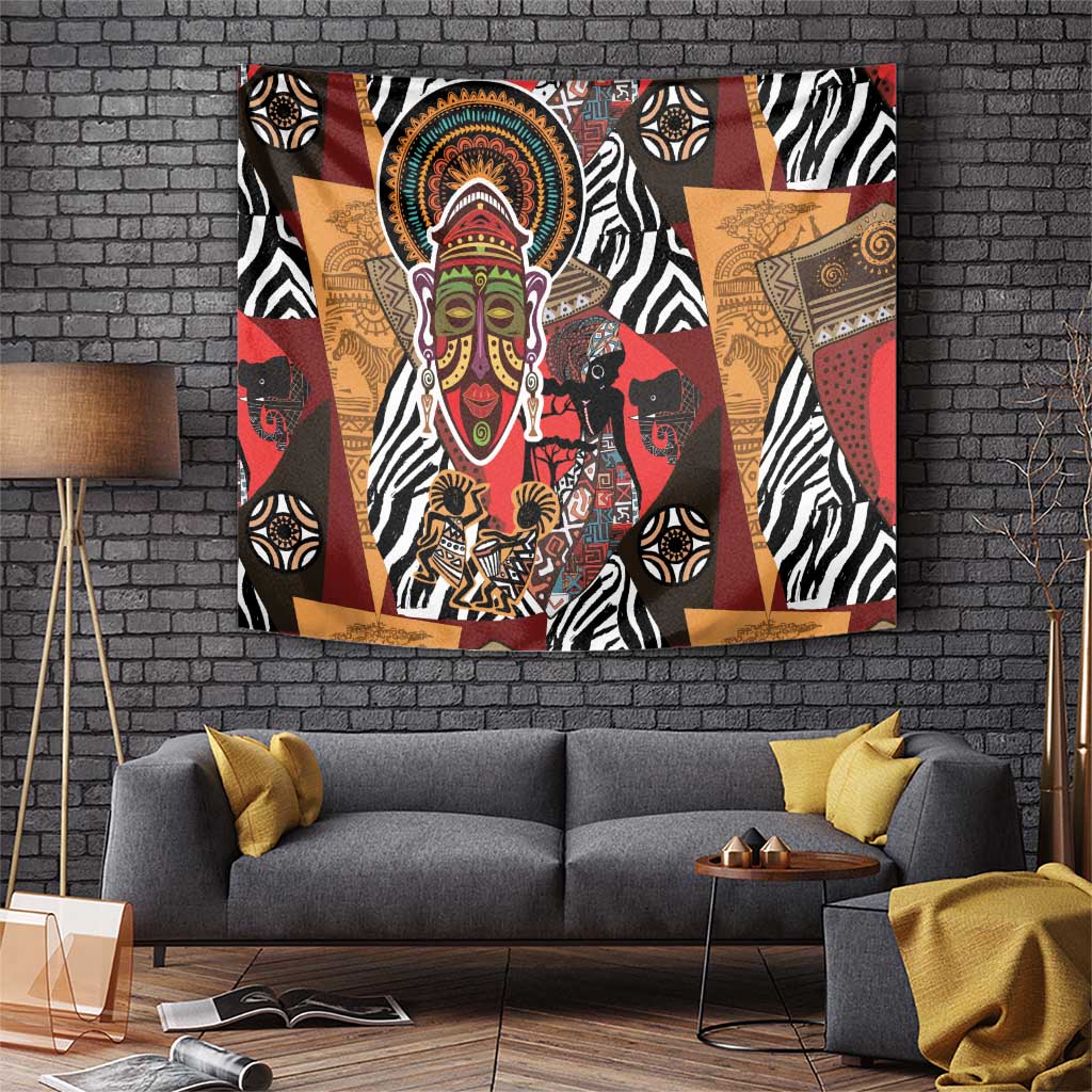 Beautiful African Women Ethnic Motifs Tapestry - Wonder Print Shop