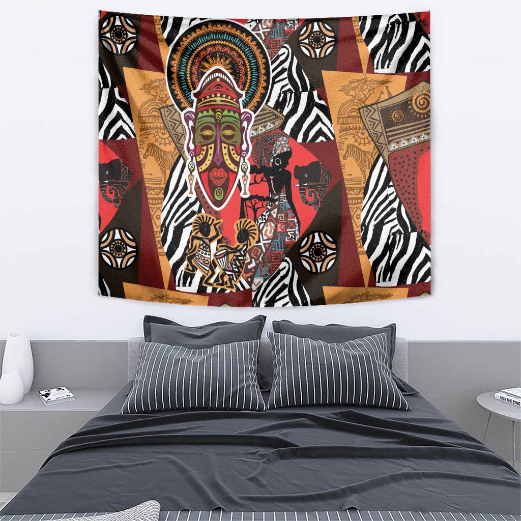 Beautiful African Women Ethnic Motifs Tapestry - Wonder Print Shop
