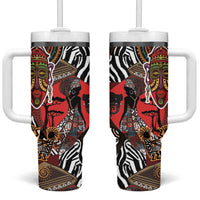 Beautiful African Women Ethnic Motifs Tumbler With Handle - Wonder Print Shop