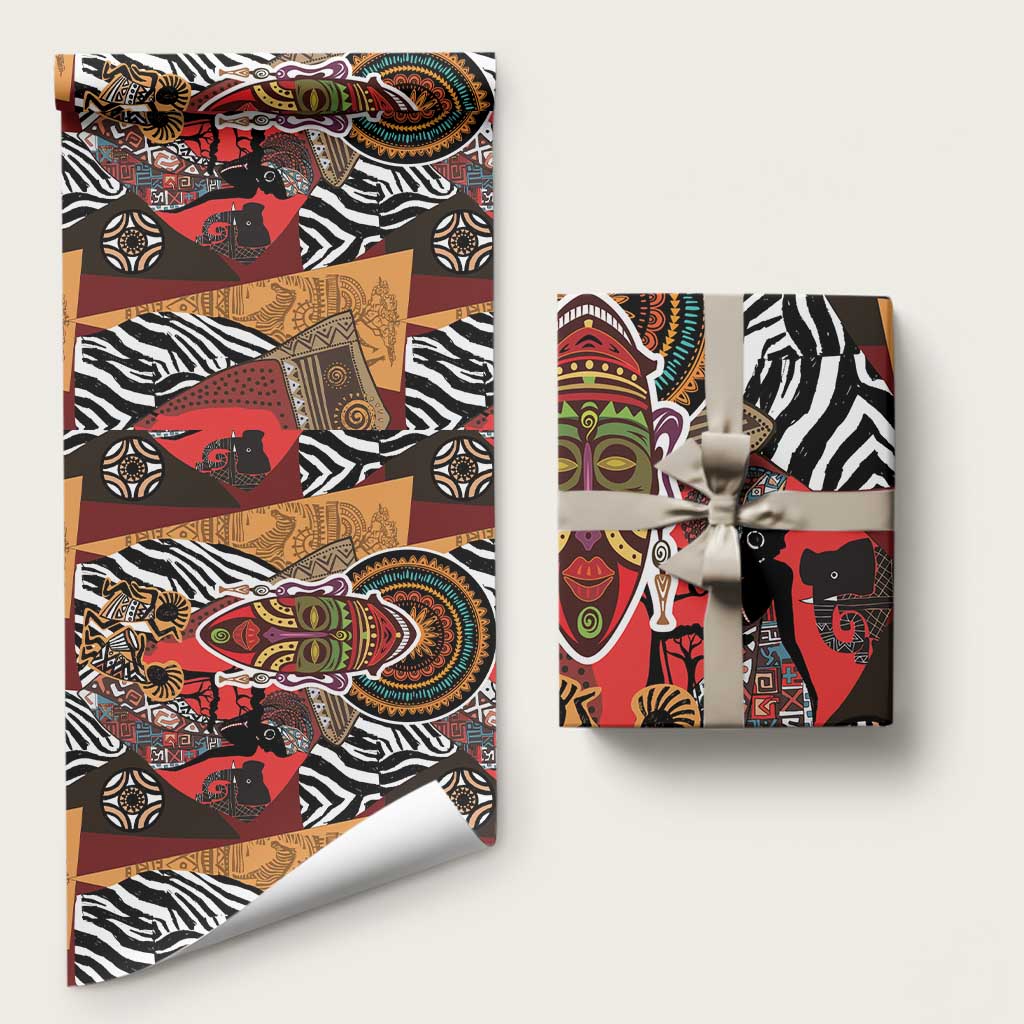 Beautiful African Women Ethnic Motifs Wrapping Paper - Wonder Print Shop