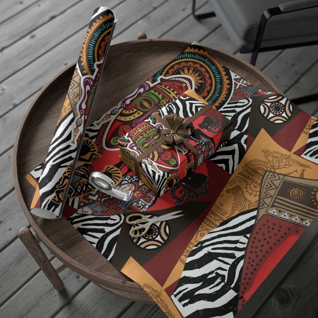 Beautiful African Women Ethnic Motifs Wrapping Paper - Wonder Print Shop
