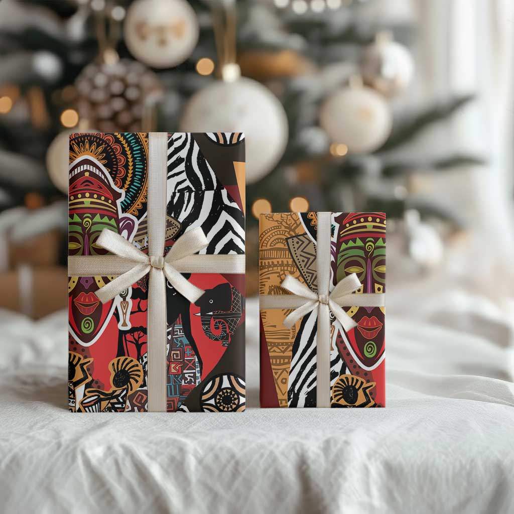 Beautiful African Women Ethnic Motifs Wrapping Paper - Wonder Print Shop