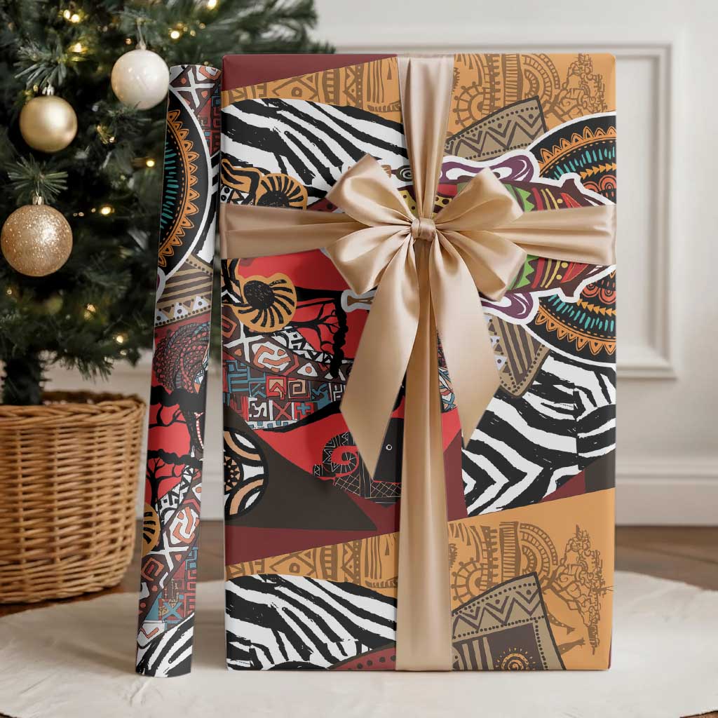 Beautiful African Women Ethnic Motifs Wrapping Paper - Wonder Print Shop