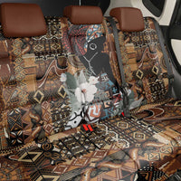 Beautiful Black Woman Back Car Seat Cover African Tribal Pattern LT9 - Wonder Print Shop