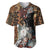 Beautiful Black Woman Baseball Jersey African Tribal Pattern LT9 - Wonder Print Shop