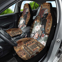 Beautiful Black Woman Car Seat Cover African Tribal Pattern LT9 - Wonder Print Shop