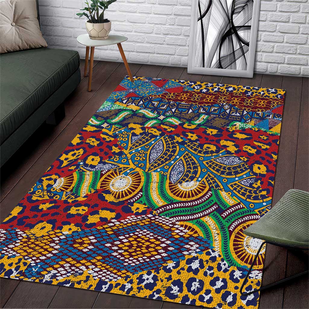 Traditional African Animal Skins Pattern Area Rug LT9 - Wonder Print Shop