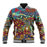 Traditional African Animal Skins Pattern Baseball Jacket LT9 - Wonder Print Shop