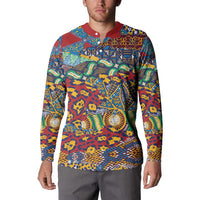 Traditional African Animal Skins Pattern Button Sweatshirt LT9 - Wonder Print Shop