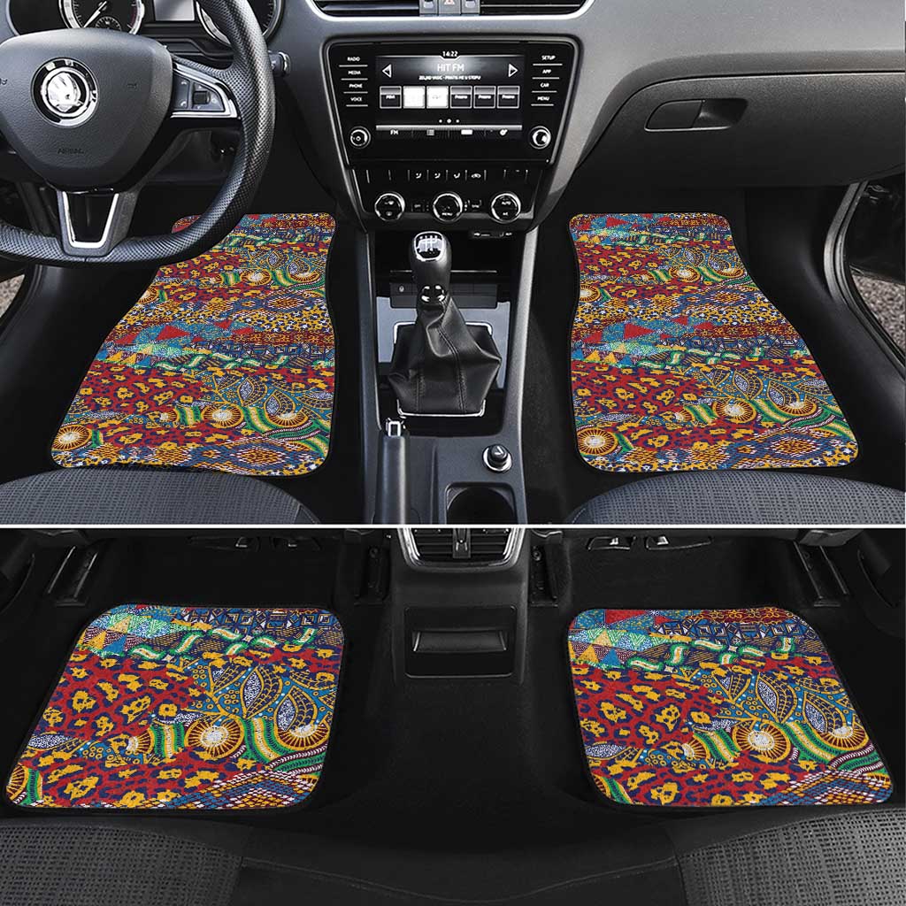 Traditional African Animal Skins Pattern Car Mats LT9 - Wonder Print Shop