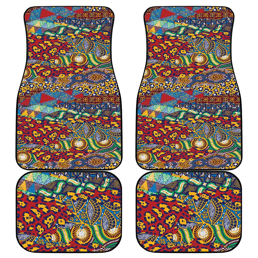 Traditional African Animal Skins Pattern Car Mats LT9 - Wonder Print Shop