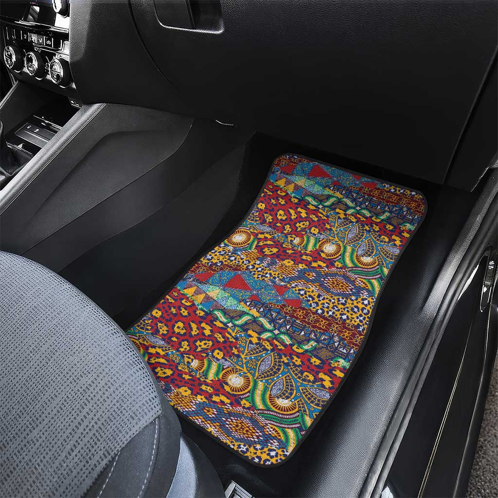 Traditional African Animal Skins Pattern Car Mats LT9 - Wonder Print Shop