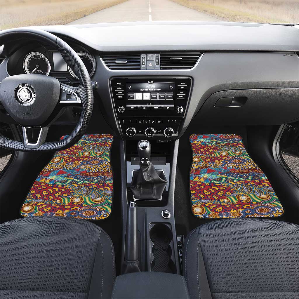 Traditional African Animal Skins Pattern Car Mats LT9 - Wonder Print Shop