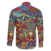 Traditional African Animal Skins Pattern Family Matching Mermaid Dress and Hawaiian Shirt LT9 - Wonder Print Shop