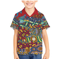 Traditional African Animal Skins Pattern Family Matching Mermaid Dress and Hawaiian Shirt LT9 - Wonder Print Shop
