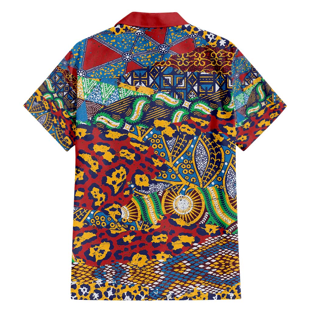 Traditional African Animal Skins Pattern Family Matching Off Shoulder Maxi Dress and Hawaiian Shirt LT9 - Wonder Print Shop