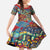 Traditional African Animal Skins Pattern Family Matching Summer Maxi Dress and Hawaiian Shirt - Wonder Print Shop