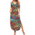 Traditional African Animal Skins Pattern Family Matching Summer Maxi Dress and Hawaiian Shirt - Wonder Print Shop