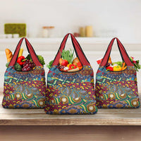 Traditional African Animal Skins Pattern Grocery Bag